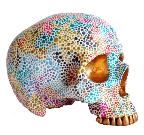 Life size skull sculptures from RARA Collective The RARA Collective is a group of four artists who l