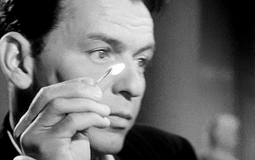 jackharkness:Frank Sinatra as Frankie Machine in THE MAN WITH THE GOLDEN ARM (1955) | dir. Otto Prem
