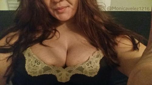 monicavelez1216: I love this new bra  #bbw #thick #latina #bigtits #bigboobs #tittfuckme #cumonmytit