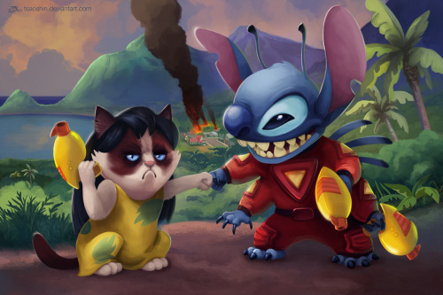 shrimpsandglitter:wordscantsay:Grumpy Disney by TsaoShin