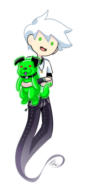 ectolime:  kikaiz: “Oh, I was just bringing Cujo here back to the Zone. Again.”  I really love wispy legs a lot. A lot. (Also, it’s transparent.) 