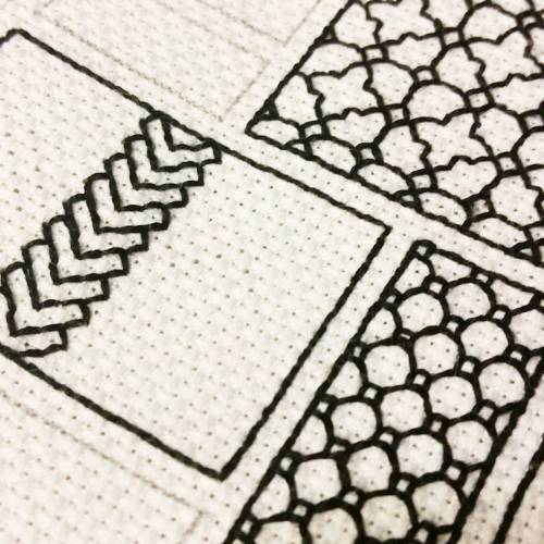 Blackwork! #embroidery #stitch #stitching #needleandthread #needlework #artsandcrafts #handmade #han