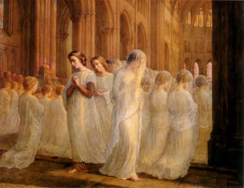 Louis Janmot - Poème de l'âme (10) : Première Communion (1854)