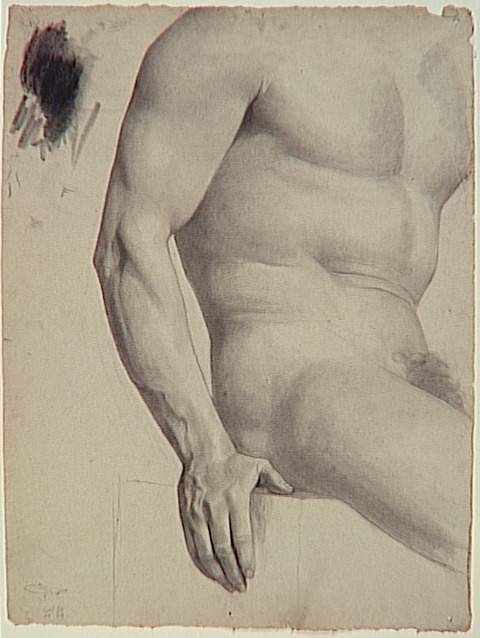 Academic nude, 19th C. FranceErnest Hébert (1817-1908)Paris, musée Ernest Hébert