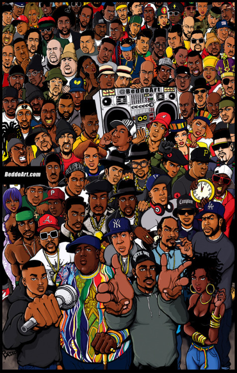 The Golden Age (color version) by Beddo.HIP HOP … Do it for the Culture.BeddoArt.com       @B