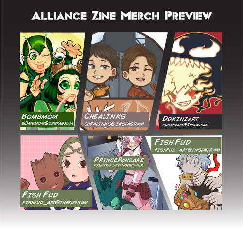 Zine Preview PostTake a look at our list of wonderful artists and writers (and a small preview of th