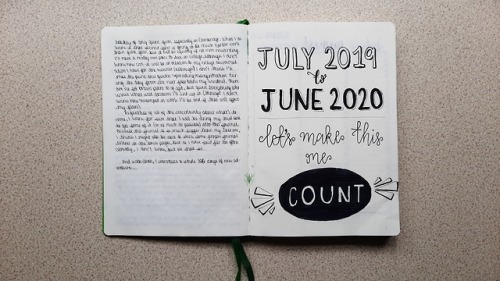 01.06.2019 || As promised, the new bullet journal is here, and I’ve kicked it up a gear this year to
