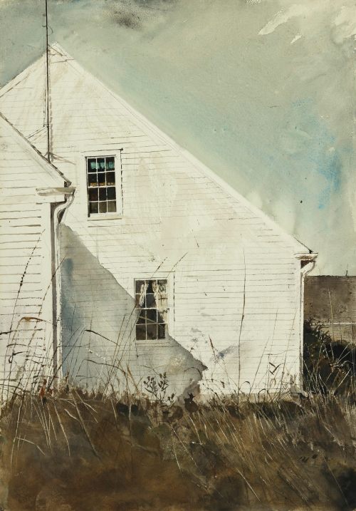 oncanvas:The James Place, Andrew Wyeth, 1963Watercolor and pencil on paper30 x 21 in. (76.2 x 53.3 c