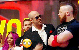 mithen-gifs-wrestling:The further adventures of Sami Zayn, Human Emoji.