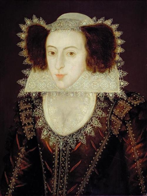 history-of-fashion:1605-1615 Marcus Gheeraerts the Younger (style of) - Lady Francis Fairfax