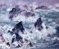  Storm at Belle-Ile, 1886 Claude Monet 