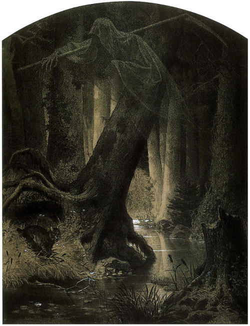 postgraduatepunk: Artur Grottger, Large Forest, 1864.