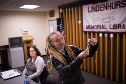 npr:  When Priscilla Graham-Farmer went to get her hair done in Newark, N.J., recently, she noticed the elevator in the building was broken, so she took the stairs. And that’s when Graham-Farmer saw him: a young guy sprawled out, not breathing. “He