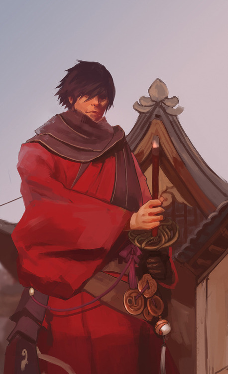 Samurai revealed as the new job!Celebrating with some fanart&hellip;even though I’m a heal