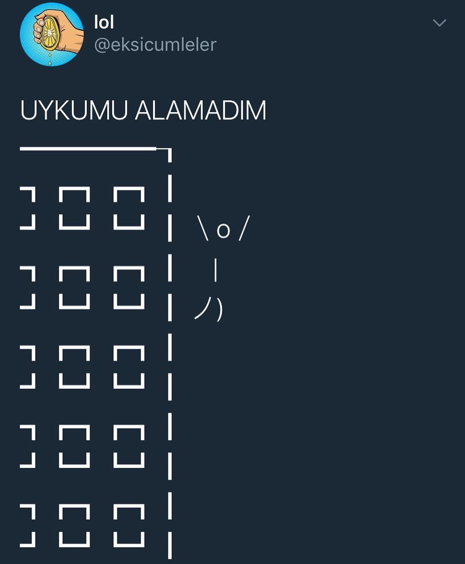 Uykumu alamadım