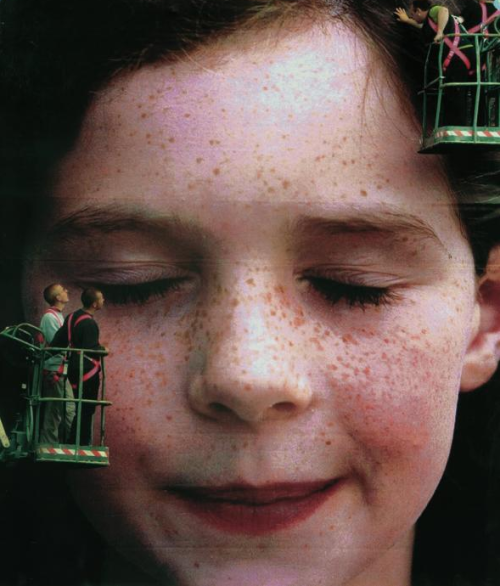 pikeys:Head of a Child, 2001 by Gottfried Helnwein
