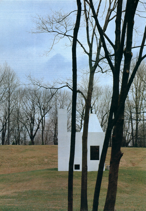 archiveofaffinities:Philip Johnson, Library / Study, New Canaan, Connecticut, 1980