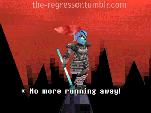 the-regressor: Undyne from UnderTaleOther Characters: Papyrus, Sans, Flowey, Toriel, Frisk