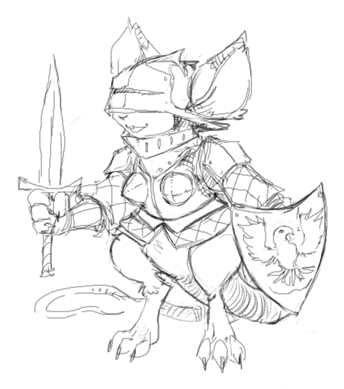 guoh-art:  drew some silly armored peeps in pixiv