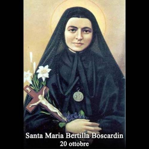 Santa Maria Bertilla Boscardin
Anna Francesca Boscardin nacque a Brendola, nel Vicentino, il 6 ottobre 1888. Angelo, il padre, a differenza della sua virtuosissima sposa e della pia e ingenua figliuola, era tutt'altro che un angelo…
continua >>...