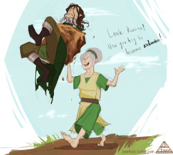 beetlezh:  Hmm, if Kuvira fought with Toph