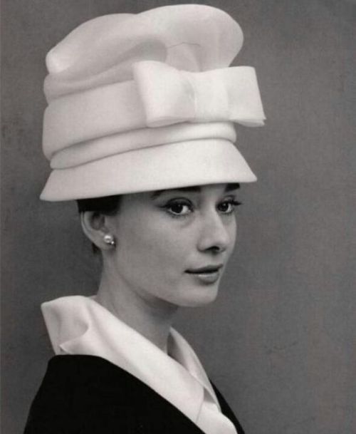 Audrey Hepburn photographed by Cecil Beaton at the Hotel Hassler, 1960