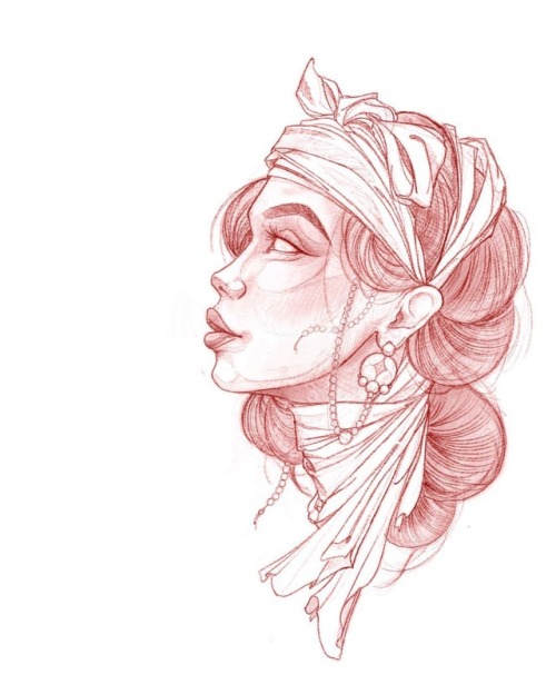 Gypsy lady #tat #tattoo #tattoos #tattoosketch #tattoodesign #inked #perth #wa #australia #art #draw