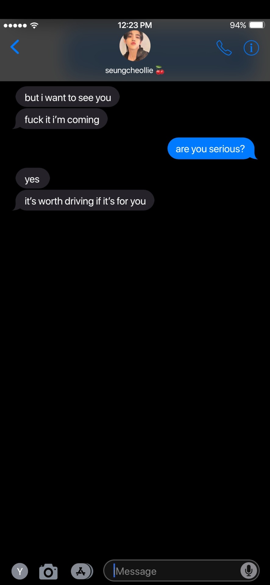 Bf Texts With Seventeen! Hyung Line