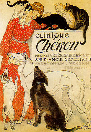 theophile-steinlen:Clinique Cheron, Theophile Steinlen