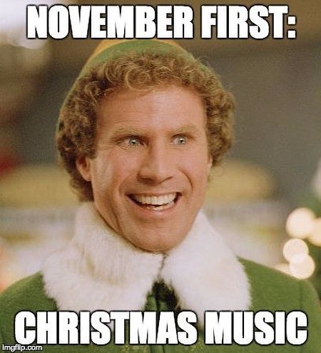 I will drown out your protests with #Christmasmusic&hellip;#novemberstartschristmas #elf #decora