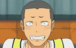 haikyuuliberos:  riotingwithowls:  Please appreciate Tanaka’s facial expressions with me.   IM CRYIN