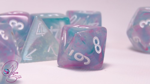 Chessex Lab Dice, Wisteria.Look, I’m alive! I’m going to try and be on here more again. I have been 