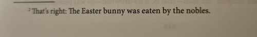The History Book I'm Reading Has Footnotes And I'm Losing It. It Shouldn't Be Funny But Compared To Other