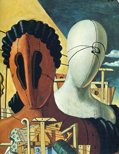 The Two Masks, Giorgio de Chirico, 1926