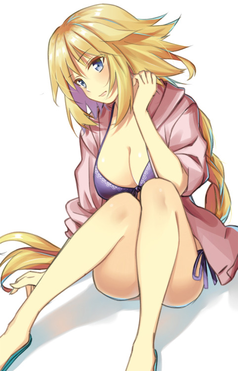 sany32:  FGO 落書 | Rain 雨~~ [pixiv]  
