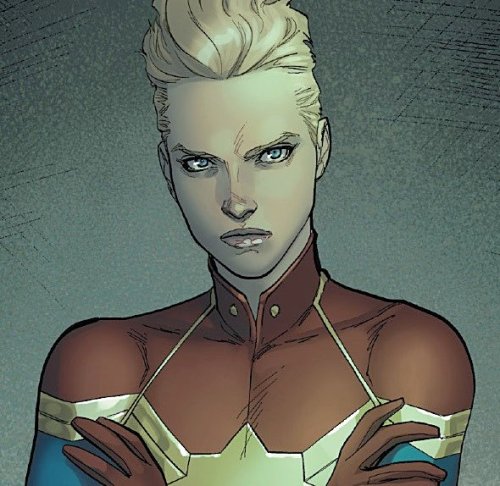 Captain Marvel With Short Hair. Reblog If You Agree