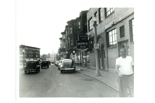 1103-1125 Columbus Avenue, circa 1948-1949, Traffic and Parking photographs (Collection 5110.002), B
