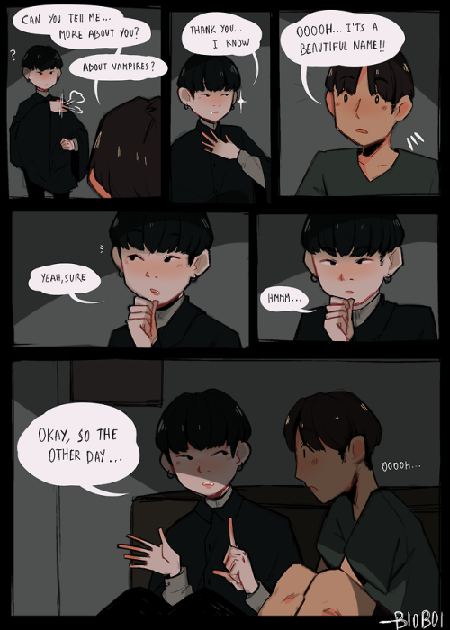 assassin-bioweapon: Sope  Little vampire AU