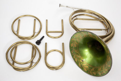 design-is-fine: Marcel-Auguste Raoux, French Horn, 1826. Brass with silver mounts, painted