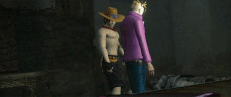 Marco being there just staring silently while Ace struggles with the game&rsquo;s plot. Disconne