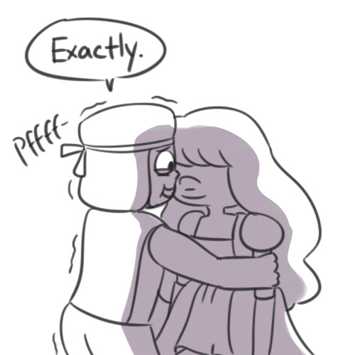 jenkuhaha:  Headcanon: Sapphire actually likes these corny pickup lines.Also someone stop me. Please. 