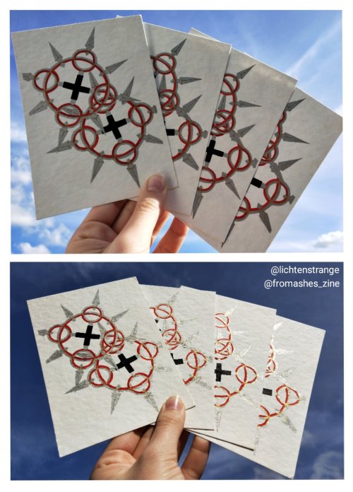 Want one of these 4 hand made prints of Axel&rsquo;s chakrams made exclusively for the From The Ashe