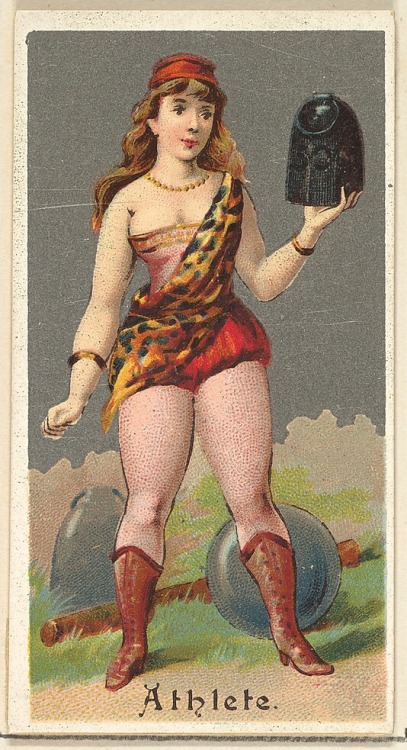 myimaginarybrooklyn:Cigarette cards depicting possible professions for women, circa the 1880s.