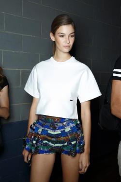 pretaportre:  Backstage, Dsquared² MFW Spring