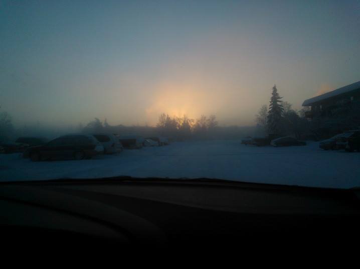Very snow, much cold. It was about -40 again today. I&rsquo;m actually going