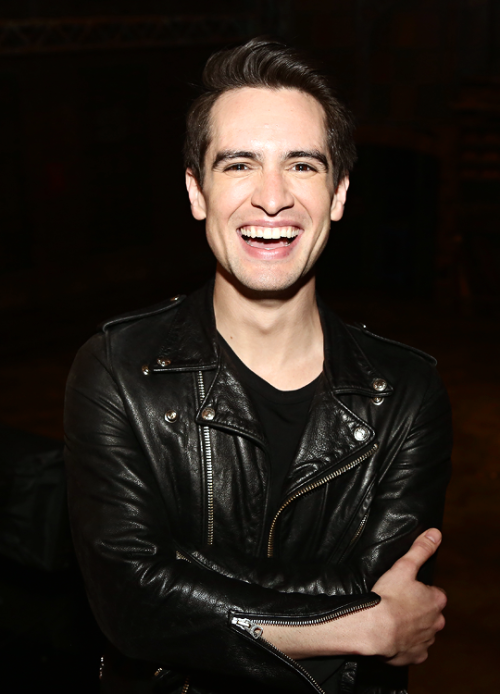 damnpanicatthedisco: Brendon Urie©Bruce Glikas // Photo call for his rehearsal for his broadway debu