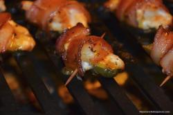 food-porn-diary:  Jalapeños stuffed with goat cheese and shrimp and then wrapped in bacon. [OC][4928 × 3264]