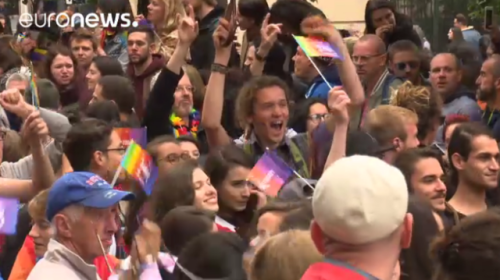 Thousands take part in Belgian Pride event“Thousands took part in the 23rd Belgian Gay Pride event i