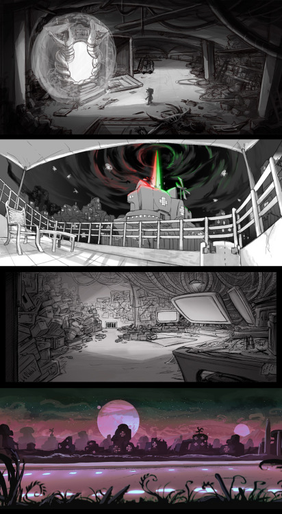 tentativeundertaker:Homestuck game Concept art!! This is looking great. I’m actually excited for thi