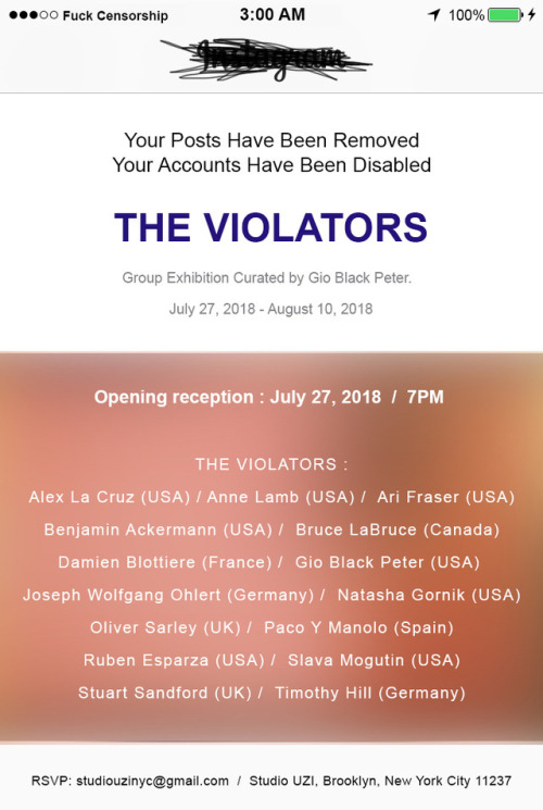  The Violators New York 2018 Curated by @gioblackpeter / Instagram